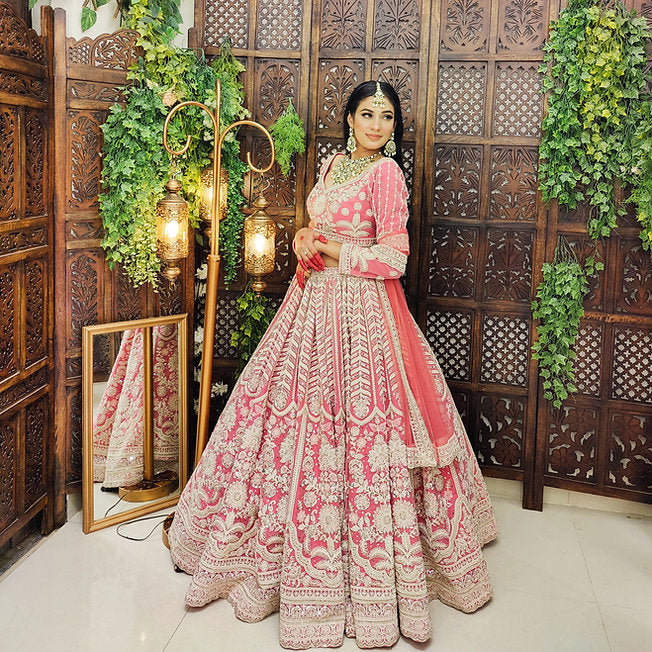 Naaz Flamingo Pink Lehenga