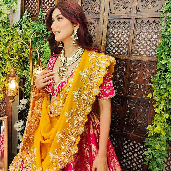 Zina Banarasi Silk Lehenga