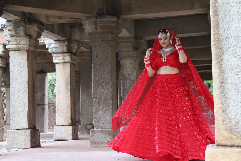 Zeenat Thread Embroidery Lehenga