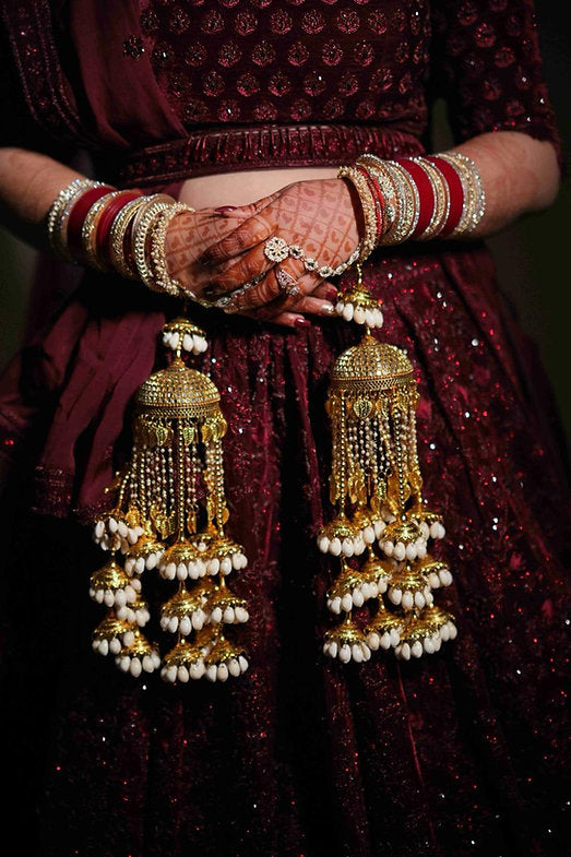 Vienna Maroon Embroidered Lehenga Set