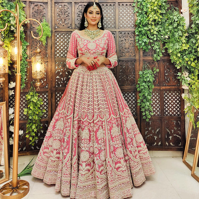 Naaz Flamingo Pink Lehenga