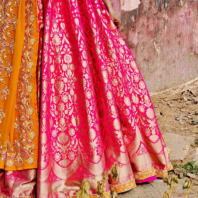 Zina Banarasi Silk Lehenga