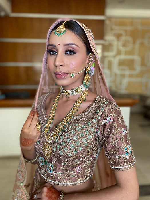 Zardozi Ombre Embroidered Lehenga Set