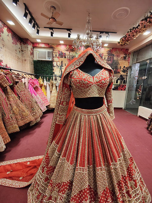 Zardozi Deeva Embroidered lehenga set