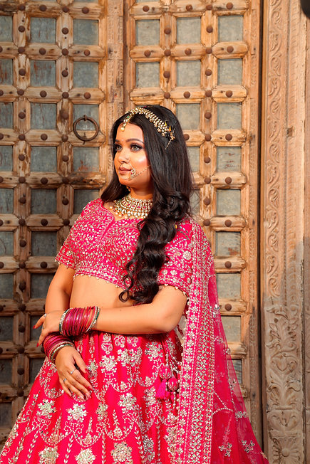 Camlina Zardozi Sequins Lehenga