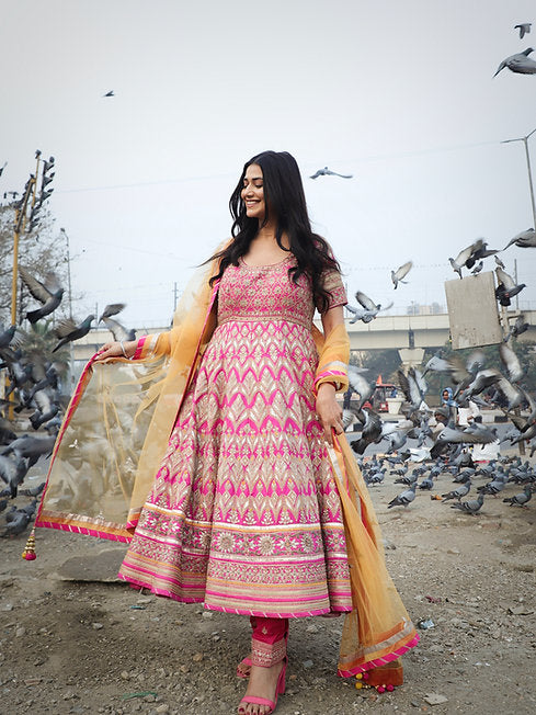 Aria Gotta Anarkali Suit