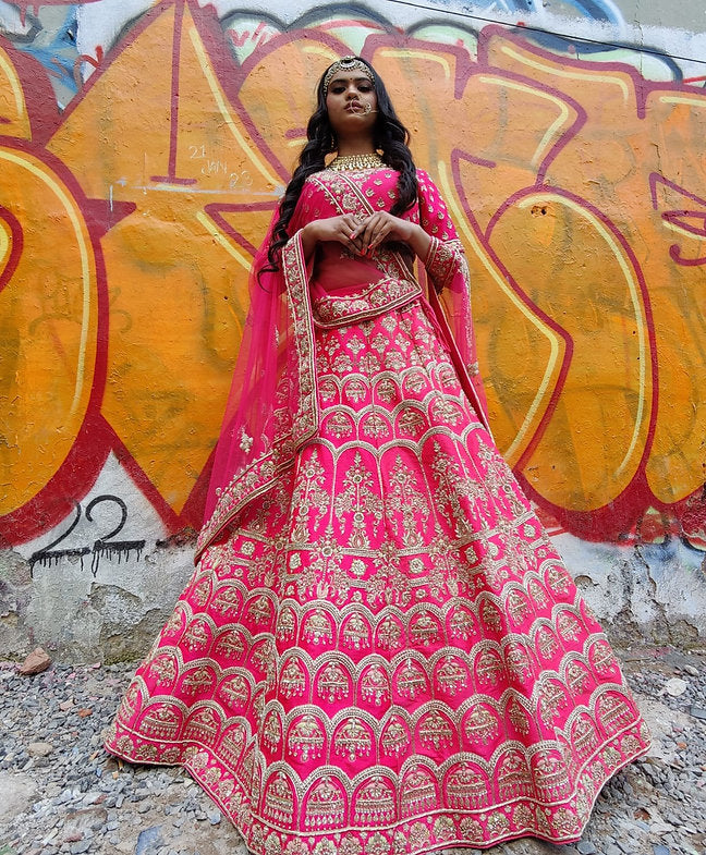 Nazreen Embroidered Lehenga Set