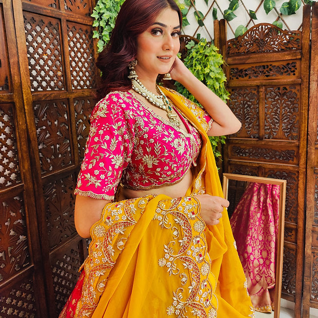 Zina Banarasi Silk Lehenga