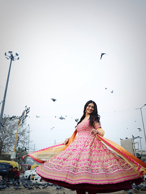 Aria Gotta Anarkali Suit