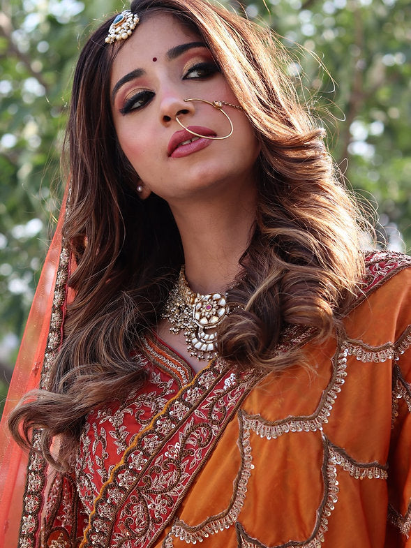 Zardozi Mahak Embroidered Lehenga Set