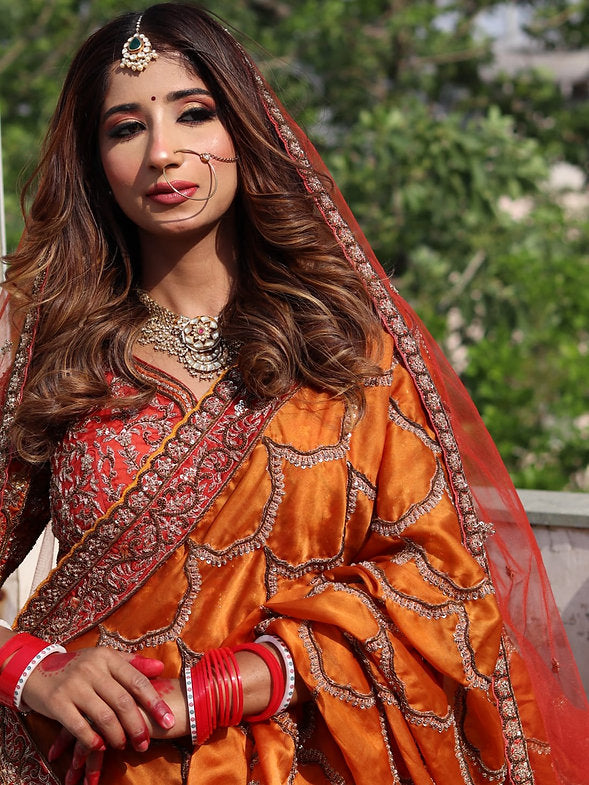 Zardozi Mahak Embroidered Lehenga Set