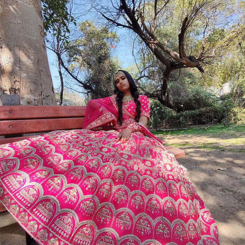 Nazreen Embroidered Lehenga Set