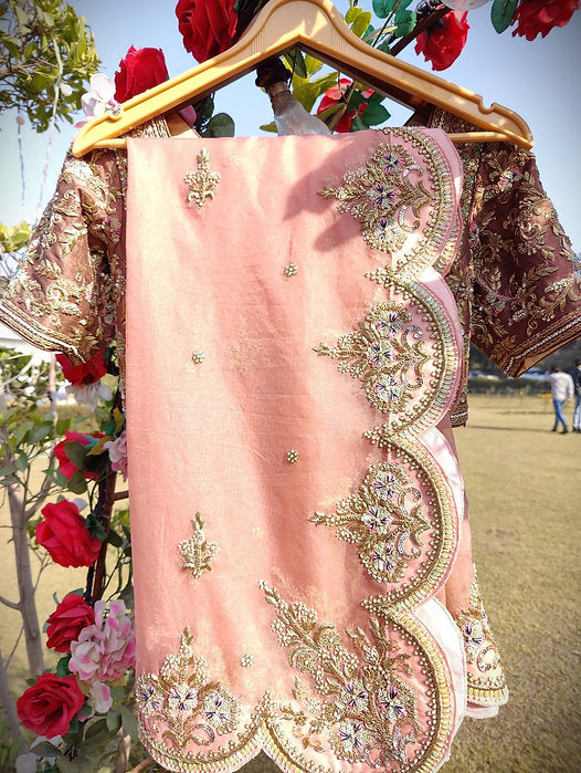 Zardozi Ombre Embroidered Lehenga Set