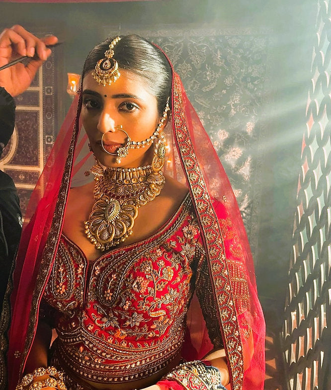 Zardozi Sultana Embroidered Lehenga Set