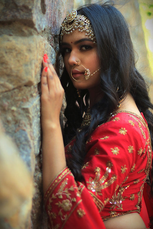 Zardozi Mahi Embroidered Lehenga Set