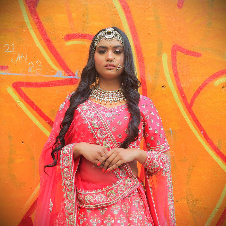 Nazreen Embroidered Lehenga Set