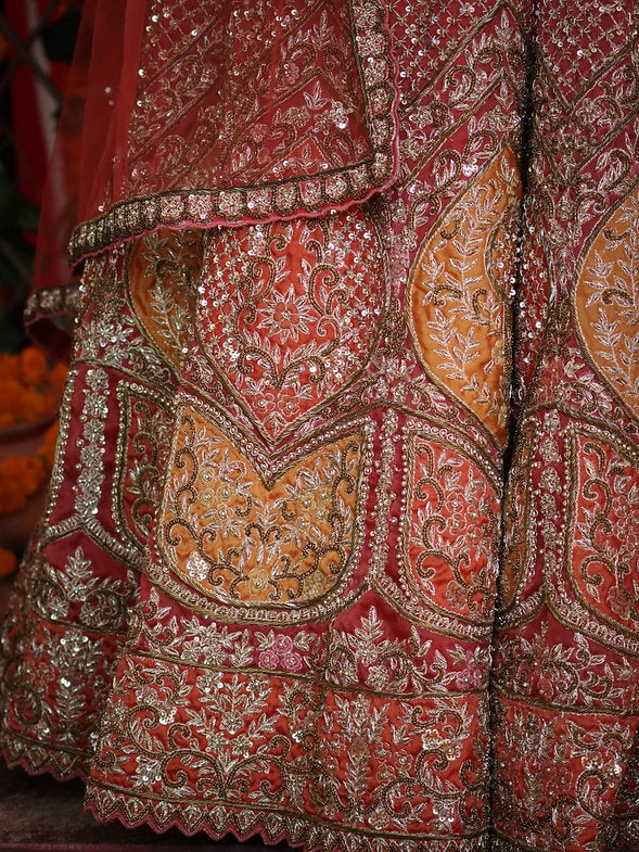 Zardozi Mahak Embroidered Lehenga Set
