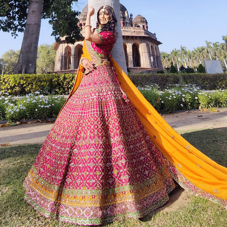 Balian Zardozi Embroidered Lehenga Set