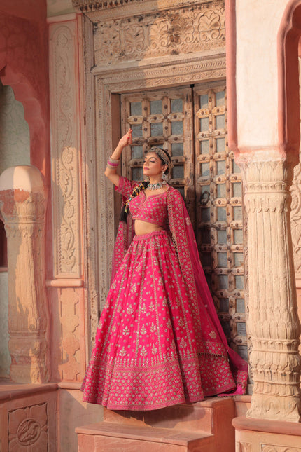 Savannah Raw Silk Lehenga