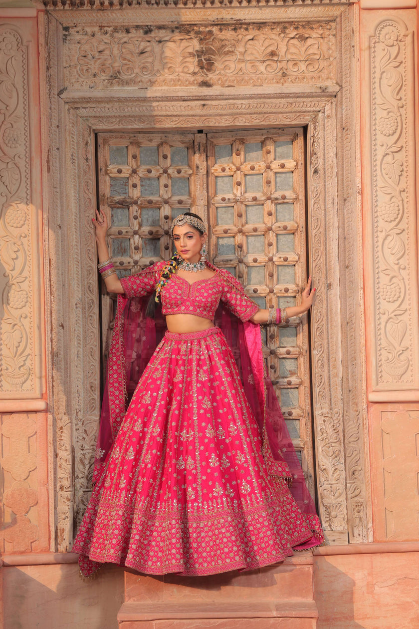 Savannah Raw Silk Lehenga