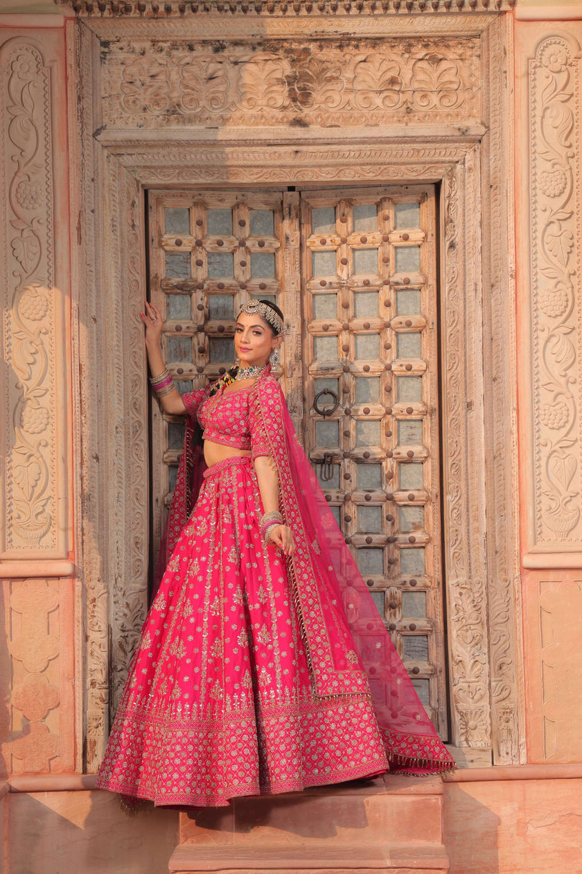 Savannah Raw Silk Lehenga