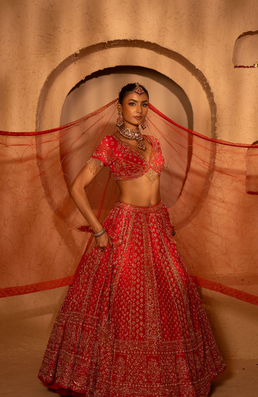 Kainaat Bridal Lehenga