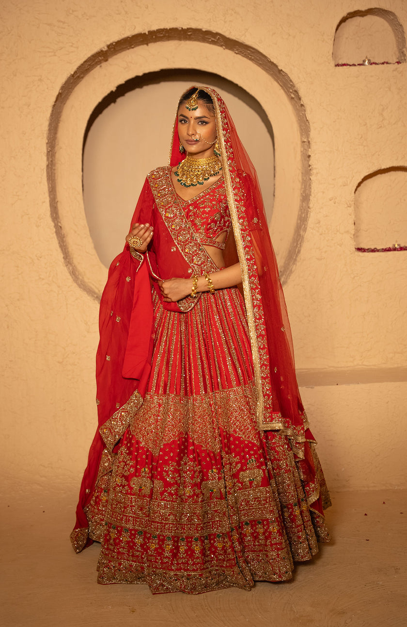 Mahnoor Bridal Lehenga