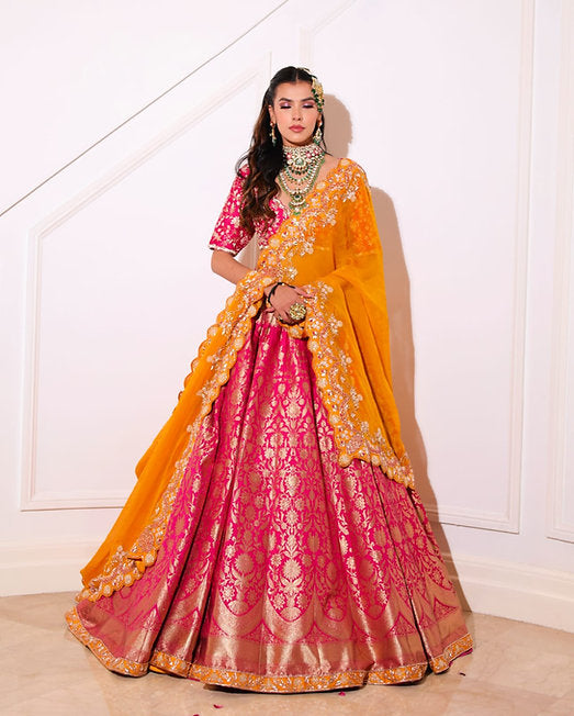 Zina Banarasi Silk Lehenga