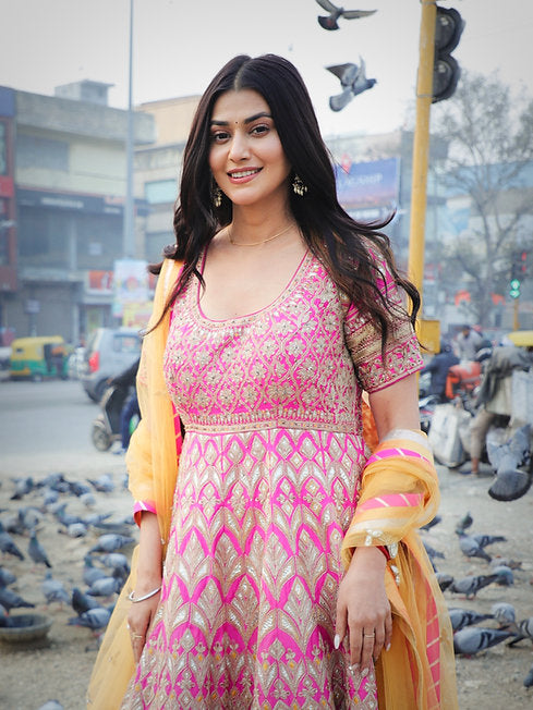 Aria Gotta Anarkali Suit