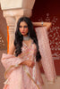 Yashira Peplum Peach Lehenga