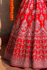 Amia Red Lehenga