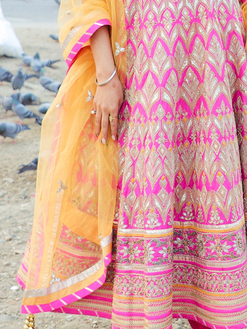 Aria Gotta Anarkali Suit
