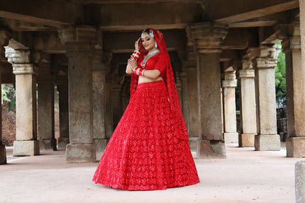 Zeenat Thread Embroidery Lehenga