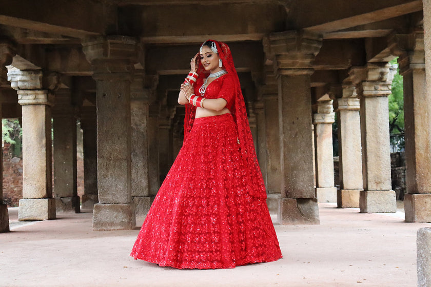 Zeenat Thread Embroidery Lehenga