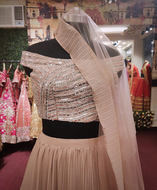 Zaira Peach Lehenga