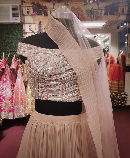 Zaira Peach Lehenga