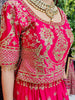 Rawiya Pink Hand Embroidered Lehenga