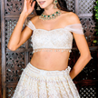 Sapphira Off White Modern Lehenga