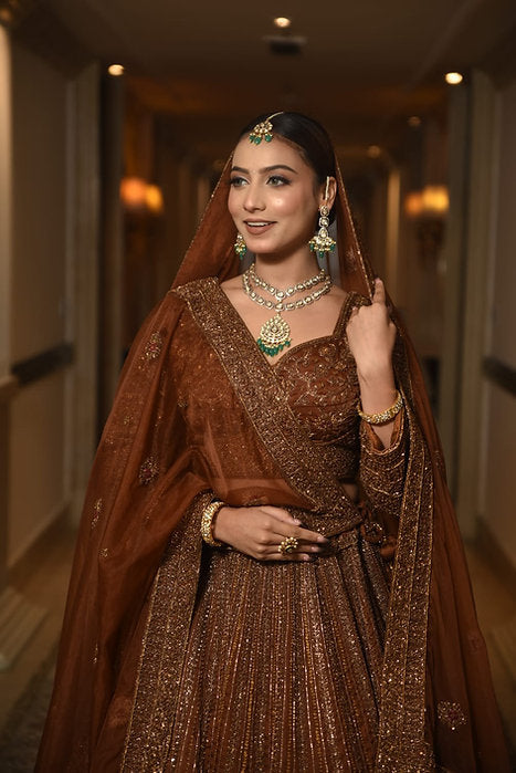 Zardozi Madhuhira Embroidered Lehenga Set