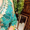 Elena Organza Green Lehenga
