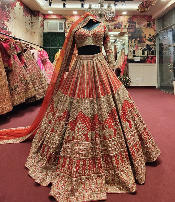Zardozi Deeva Embroidered lehenga set