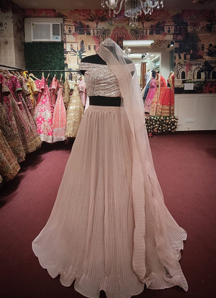 Zaira Peach Lehenga