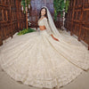 Kish Off White Modern Lehenga