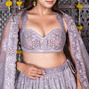 Serra Lavender Embroidered Lehenga