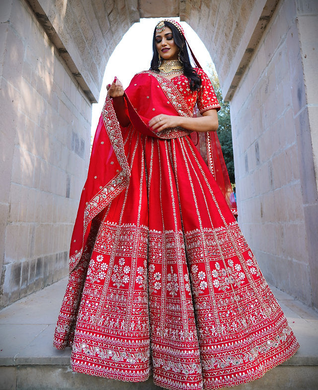 Zardozi Nurbanu Embroidered Lehenga Set