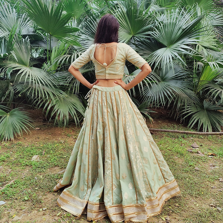 Sahar Chanderi Silk Lehenga