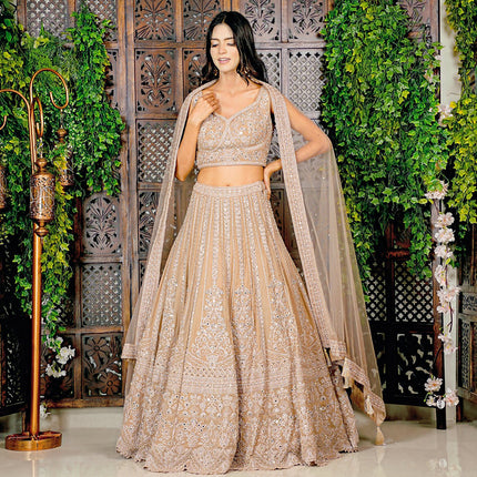 Phebe Gold Lehenga