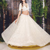 Esther Off White Modern Lehenga