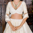 Esther Off White Modern Lehenga