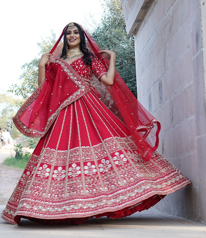 Zardozi Nurbanu Embroidered Lehenga Set